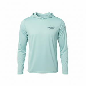 OFO Kids L/S Rashguard Hoodie- Seafoam