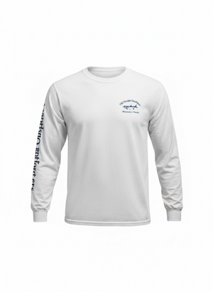 OFO 20th Anniversary Long Sleeve Logo Tshirt- White