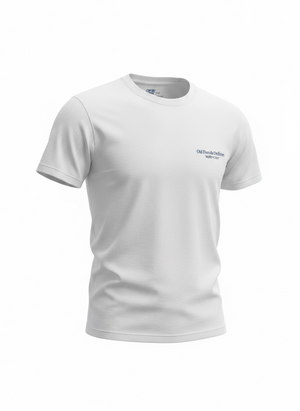 OFO Short Sleeve Logo T-Shirt in White/Navy