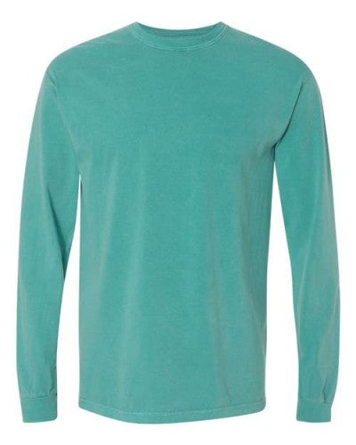OFO Long Sleeve Logo T-Shirt in Seafoam/white