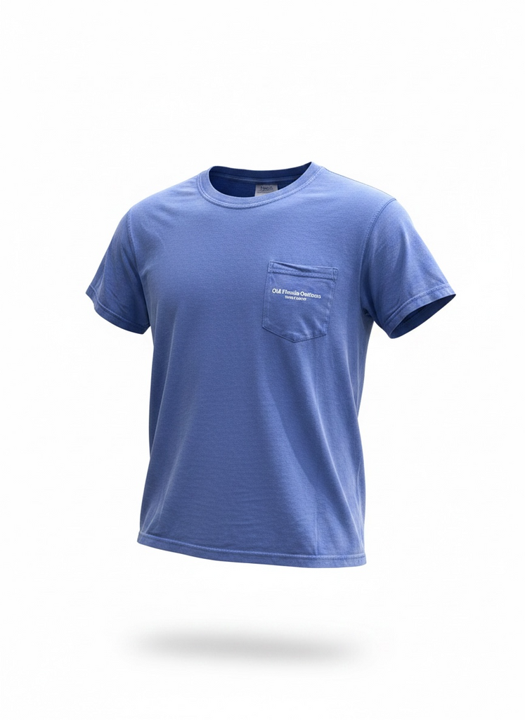 OFO Short Sleeve Logo T-Shirt in FloBlue/White
