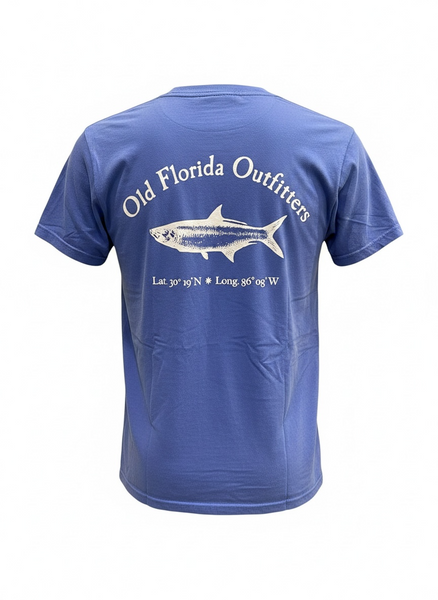 OFO Short Sleeve Logo T-Shirt in FloBlue/White