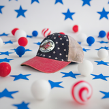 OFO Logo OLD FAVORITE Soft Trucker in Patriotic