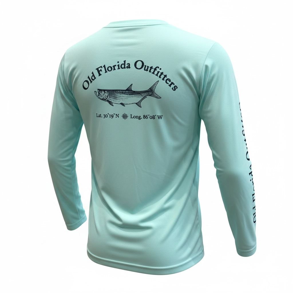 OFO Kids L/S Rashguard Crewneck- Seafoam