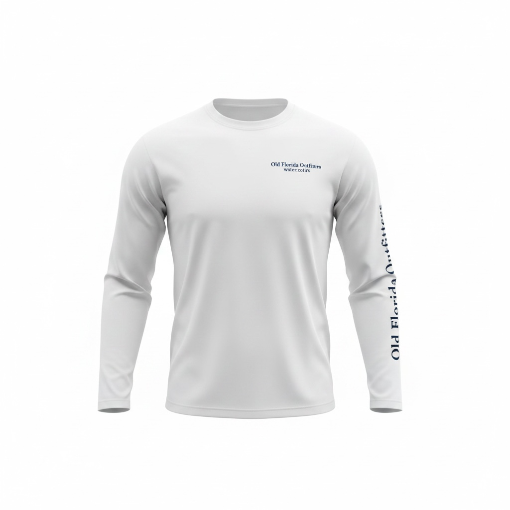 OFO Kids L/S Rashguard Crewneck- White