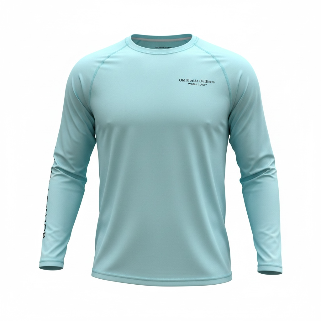 OFO Kids L/S Rashguard Crewneck- Seafoam