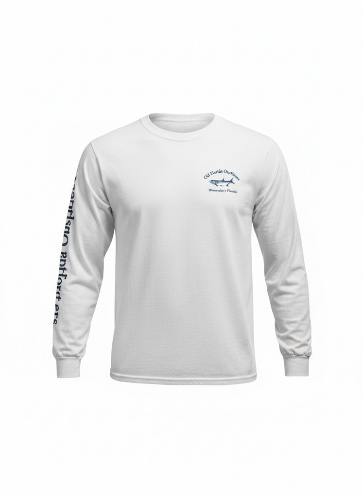 OFO 20th Anniversary Long Sleeve Logo Tshirt- White