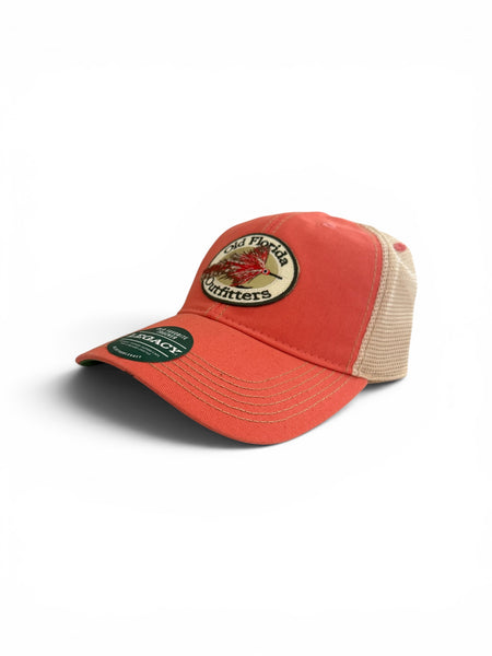 OFO Logo OLD FAVORITE Soft Trucker in Orange
