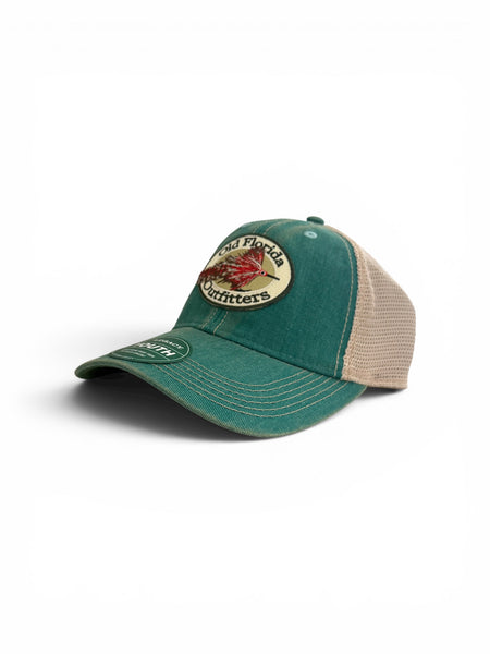 OFO YOUTH Logo OLD FAVORITE Soft Trucker in Seafoam
