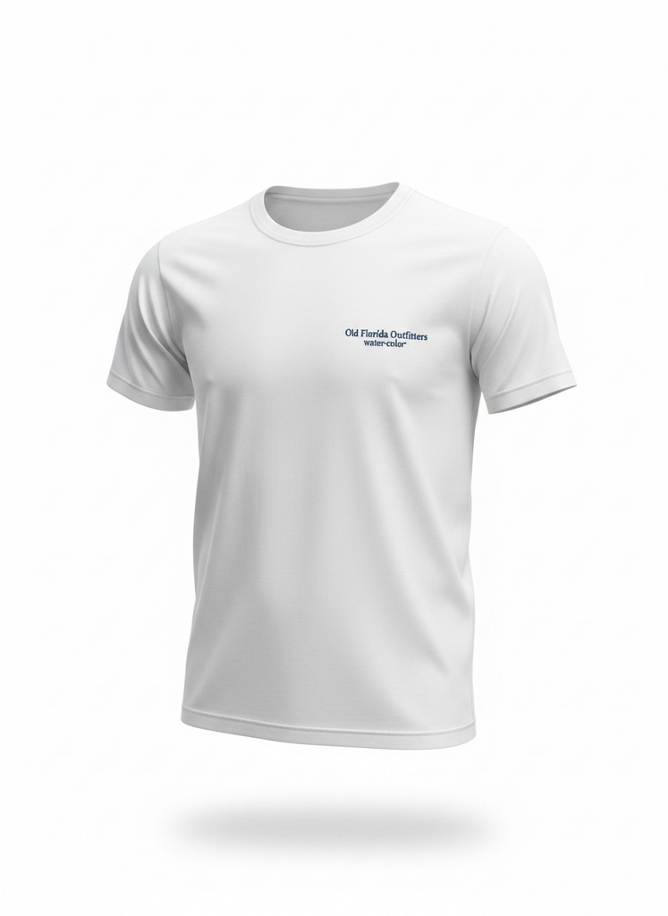 OFO Short Sleeve Patriotic Logo T-Shirt in White/Red White Blue (Copy)