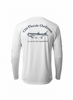 OFO Adult L/S Rashguard Crewneck-White