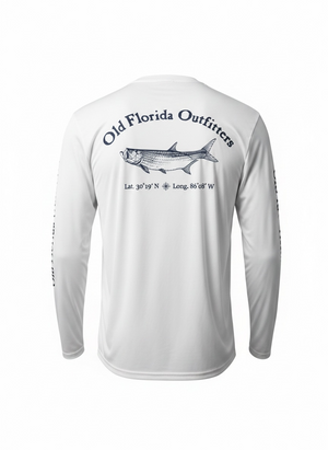 OFO Adult L/S Rashguard Crewneck-White