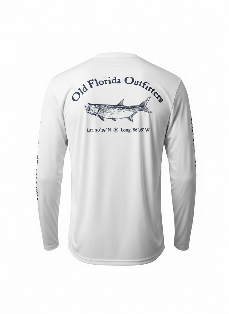 OFO Adult L/S Rashguard Crewneck-White
