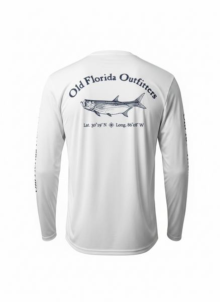 OFO Adult L/S Rashguard Crewneck-White