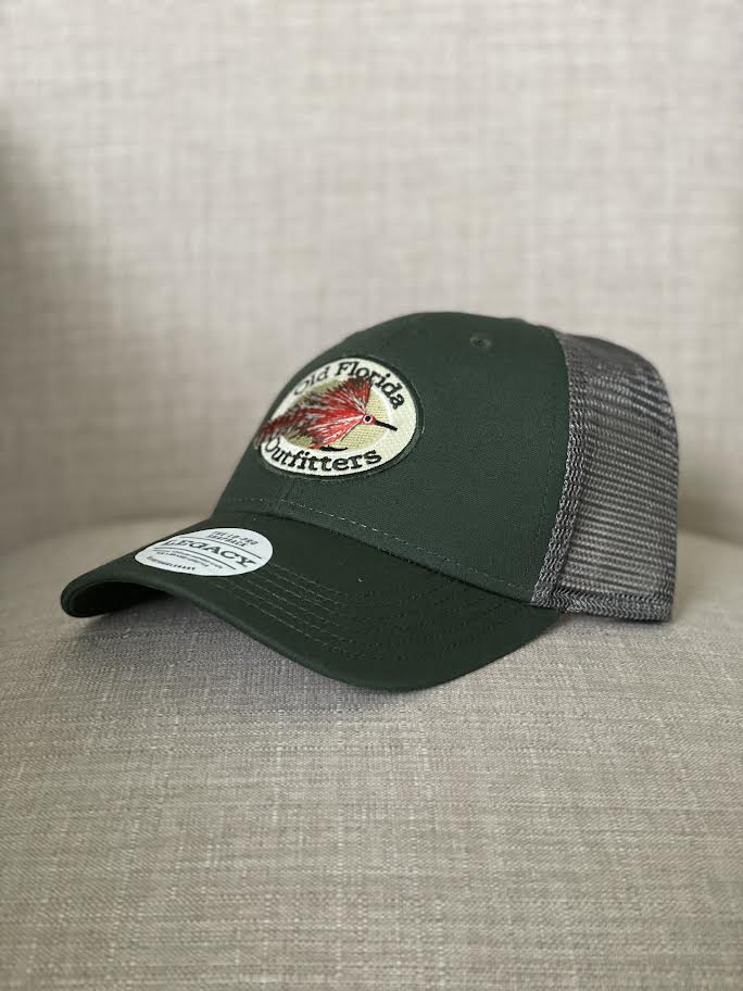 OFO Logo Lo-Pro Snapback Trucker in Forest/Charcoal