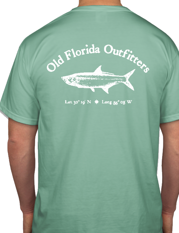 OFO Short Sleeve Logo T-shirt in Seafoam/White