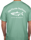 OFO Short Sleeve Logo T-shirt in Seafoam/White