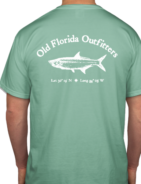 OFO Short Sleeve Logo T-shirt in Seafoam/White